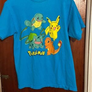 Blue Pokémon Shirt with all the originals